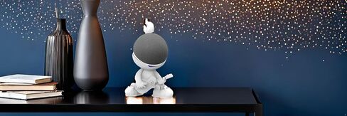 حامل حامل طاولة Splin متوافق مع Amazon Alexa Smart Speaker Echo Dot (4th و 5th Gen.) و Apple HomePod Mini ، Star Boy White in Kuwait