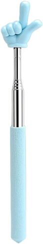 Teachers Pointer, Extendable Retractable Teaching, Retractable Handheld Presenter, Mini Hand Pointer for Teachers, Coach, Presenters, Extends to 39 Inches, (Blue) in Saudi Arabia