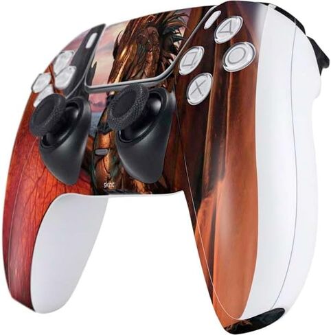Skinit Skinit Gaming Gaming Skin متوافق مع وحدة التحكم PS5 - Dragon Coppervein المرخص رسميًا بواسطة Ruth Thompson Design in Saudi Arabia