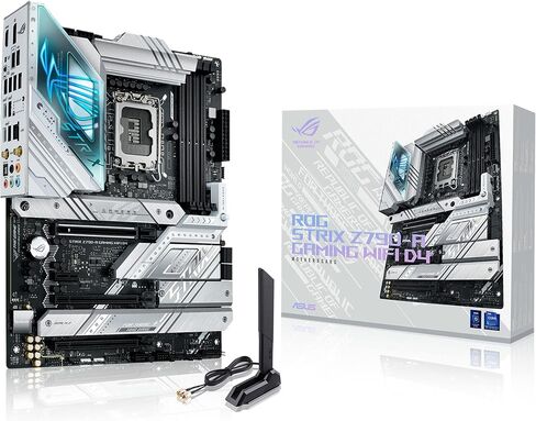 Asus Rog Strix Z790-A Gaming WiFi D4 Intel Z790 LGA 1700 ATX DDR4-SDRAM اللوحة الأم in Saudi Arabia