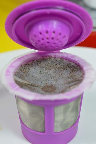 Disposable K Cup Paper Filters with Lids for Reusable Coffee Pods, 300 in Saudi Arabia
