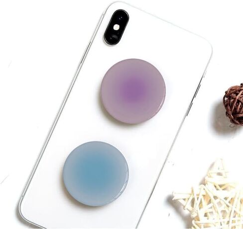 4 Pack New Version Phone Holder Solid Color Gradient Style Grip Stand Finger Holder for Smartphone and Tablets (Solid Color) in Saudi Arabia