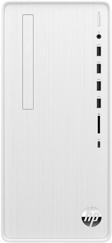 HP Pavilion Tower Tower Computer ، Intel 8-Core I7-10700F حتى 4.8 جيجا هرتز ، 32 جيجا بايت DDR4 RAM ، 1TB PCIE SSD ، Geforce GT 610 2GB ، WiFi 6 ، Bluetooth ، RJ-45 ، Type-C ، KB & Mouse ، White ، Windows 11 (READED) in Kuwait