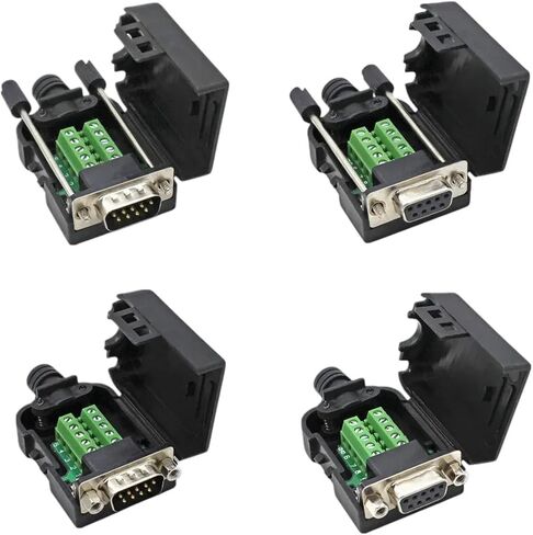 موصل من صف DB9 DB9-PIN بدون لحام RS232/485 لوحة محول 9P Port Port Port Solderless Solderless Solders in Kuwait