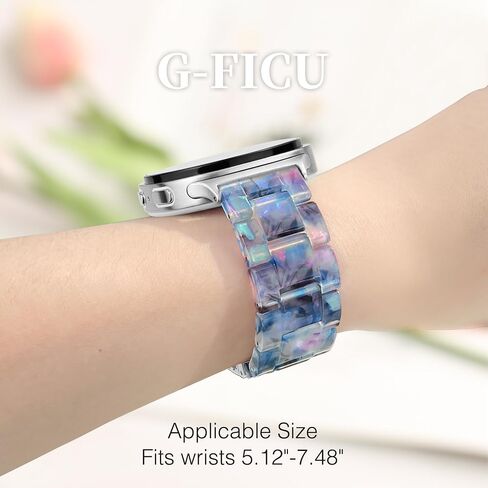 فرقة راتنج لـ Samsung Galaxy Watch 8 Band 40mm 44mm/Galaxy Watch 8 Classic Band 46mm Women Men ، حزام بديل خفيف الوزن لـ Samsung Watch 8 Bands-Navy Blue in Kuwait