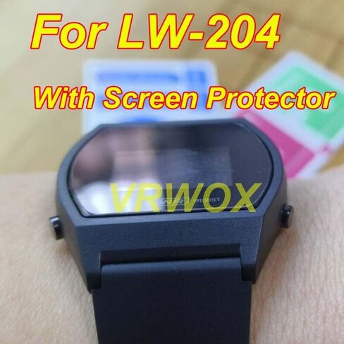 3 Pcs TPU Screen Protector For LW-204-4ACF Full Coverage HD Clear Anti-Bubble and Anti-Scratch Anti-scratch High Definition Watch Screen Protection Film Compatible With 【LW-204】 in Saudi Arabia