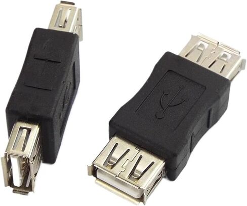 USB 2.0 TY>pe A Female to Female Coupler Adapter USB Connector Male to Male Extender Cord Changer Converter for PC(Male to Male) in Saudi Arabia