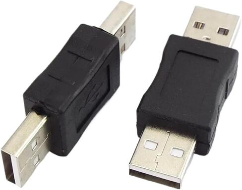 USB 2.0 TY>pe A Female to Female Coupler Adapter USB Connector Male to Male Extender Cord Changer Converter for PC(Male to Male) in Saudi Arabia