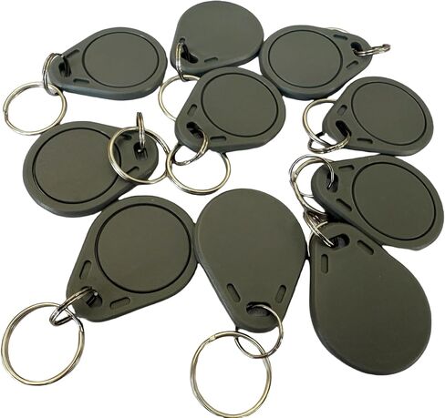 YARONGTECH 13.56mhz RFID Key fob ISO 14443A M1 S50 Chip IC tag(Pack of 10) (Orange) in Saudi Arabia