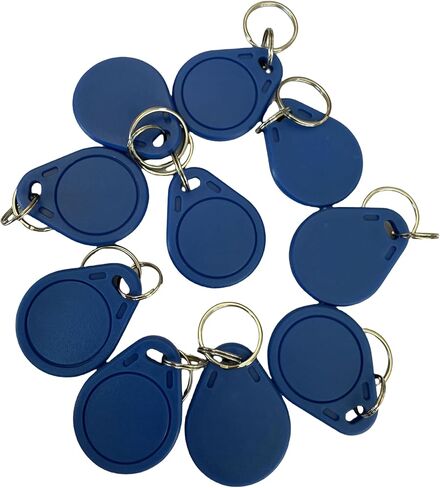 YARONGTECH 13.56mhz RFID Key fob ISO 14443A M1 S50 Chip IC tag(Pack of 10) (Orange) in Saudi Arabia