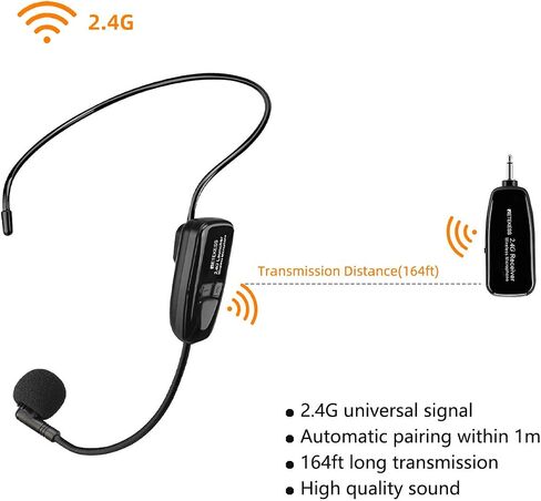 Retevis RT-9908 Window Intercom System, Microphone Speaker, with TT123 2.4G Wireless Microphone Headset, Clear Sound, Intercom System for Business, Bank, Hospital, School in Saudi Arabia