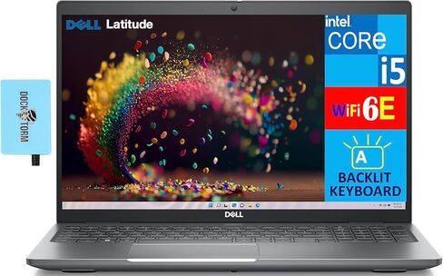 Dell Latitude 5540 Business Laptop 15.6" FHD Display (Intel i5-1345U (Beat i7-1255U), 32GB DDR4, 1TB PCIe SSD, Backlit Keyboard, 2 Thunderbolt 4, WiFi 6E, Win11Pro) w/DKZ USB Port Expander in Saudi Arabia