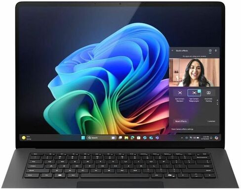 Microsoft Surface Laptop 7 15 "شاشة تعمل باللمس COPILOT+ PC BOOTION - Intel Core Ultra 7-32 GB - 1 TB SSD - English Keyboard - Black in Kuwait