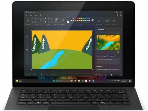 Microsoft Surface Laptop 7 15 "شاشة تعمل باللمس COPILOT+ PC BOOTION - Intel Core Ultra 7-32 GB - 1 TB SSD - English Keyboard - Black in Kuwait