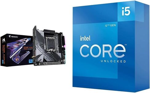 Gigabyte B760i Aorus Pro (LGA 1700/ Intel/ B760/ Mini-ITX/ DDR5/ Dual M.2/ PCIe 4.0 و Intel Core I5-12600K معالج سطح المكتب in Saudi Arabia