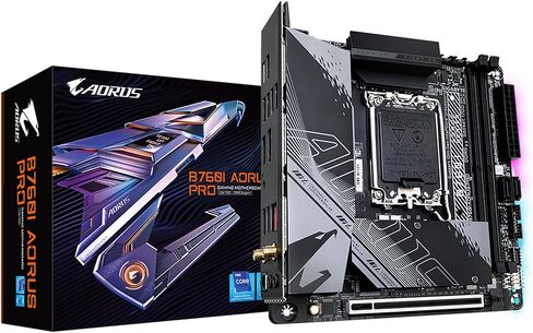 Gigabyte B760i Aorus Pro (LGA 1700/ Intel/ B760/ Mini-ITX/ DDR5/ Dual M.2/ PCIe 4.0 و Intel Core I5-12600K معالج سطح المكتب in Saudi Arabia