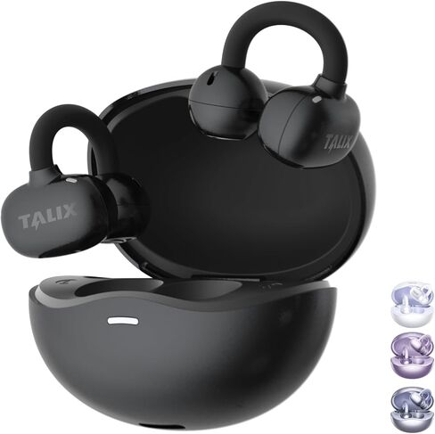 سماعات الأذن من Talix X6 ، وسماعات أذن الأذن المفتوحة اللاسلكية ، و 4.8G خفيفة للغاية ، والتحكم في اللمسات الذكية ، ووقت اللعب 40 ساعة ، والصوت الغامرة ، وآمنة للتدريبات والاستخدام اليومي (الأرجواني) in Kuwait