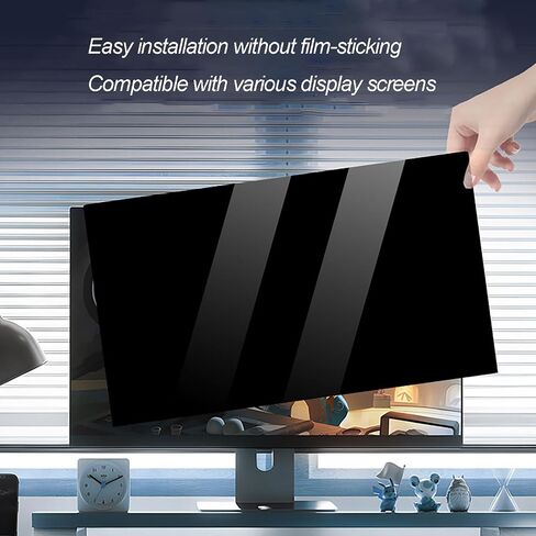 21.5-27 inch Privacy Screen Anti Peeping Film for Aspect Ratio 16:9 16:10 HDTVs Desktop PC Monitor Computer Privacy Screen Protector Anti Scratch,21.5in 16:9 in Saudi Arabia