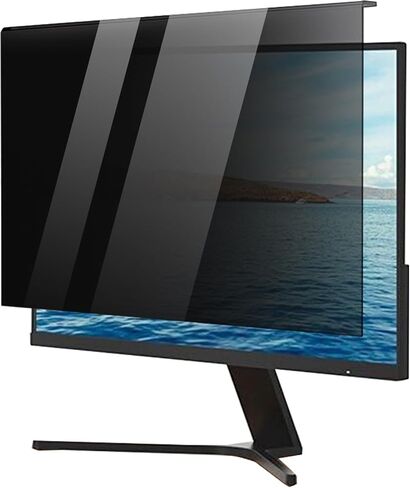 Hanging Computer Privacy Screen Filter 22 Inch,Compatible with 21/22 inch for 16:9 Widescreen Desktop Monitor, Anti Glare Eye Protection and Blue Light Blocks in Kuwait