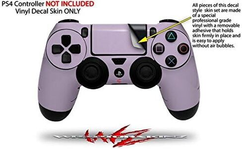 Vinyl Decal Skin Compatible with Sony PS4 Controller PlayStation 4 Original Slim and Pro Solids Collection Lavender (Controller NOT Included) in Saudi Arabia