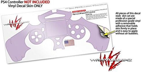 Vinyl Decal Skin Compatible with Sony PS4 Controller PlayStation 4 Original Slim and Pro Solids Collection Lavender (Controller NOT Included) in Saudi Arabia