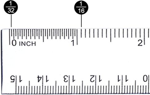 EBOOT 2 Pack Plastic Ruler Straight Ruler Plastic Measuring Tool for Student School Office (Clear, 12 Inch) in Kuwait