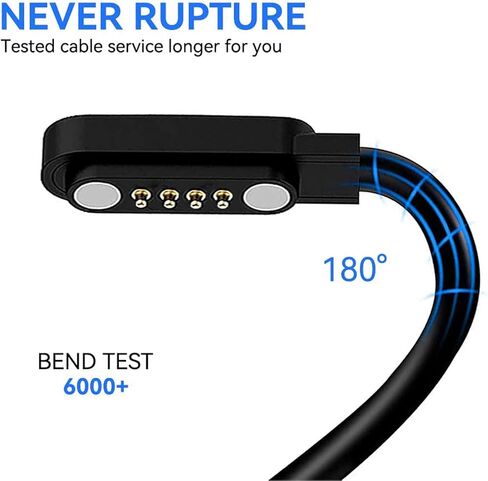 Compatible for SkyCaddie Watch Charger, Charging Replacement Cable Compatible for SkyCaddie LX2, LX5, LX5C GPS Touchscreen Smart Watches. (Black+Black, Type A) in Saudi Arabia