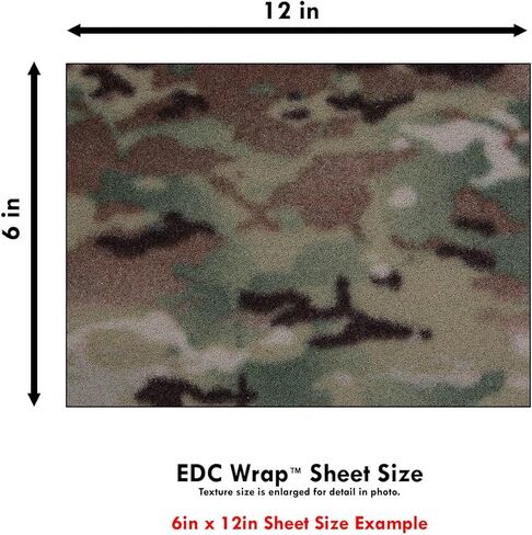 EDC Wrap - (Multicam) Compatible with Printed Loop Velcro Wrap - for Kydex Holsters, Sheaths, Headphones, and Everyday Carry Items in Kuwait
