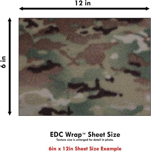 EDC Wrap - (Multicam) Compatible with Printed Loop Velcro Wrap - for Kydex Holsters, Sheaths, Headphones, and Everyday Carry Items in Kuwait
