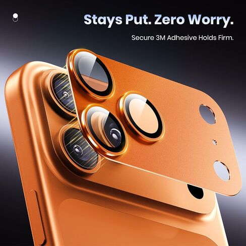 Hoerrye for iPhone 17 Pro Max Camera Lens Protector - [12 قدمًا من الدرجة العسكرية المقاومة للتشويش] [امتصاص قوي] in Kuwait