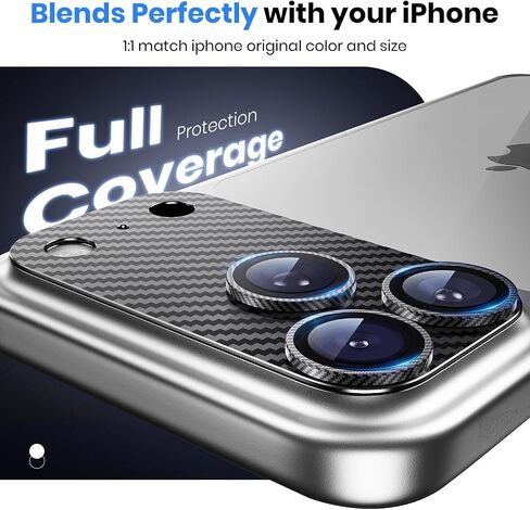 Hoerrye for iPhone 17 Pro Max Camera Lens Protector - [12 قدمًا من الدرجة العسكرية المقاومة للتشويش] [امتصاص قوي] in Kuwait