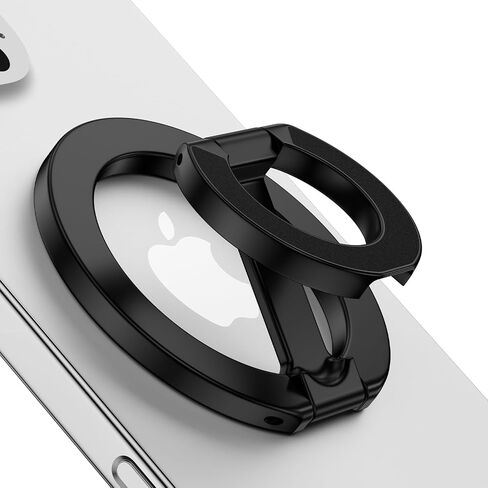 Magnetic Phone Grip Holder for Samsung Galaxy S25 Ultra S24 S23 S22 S21 S20 A17 A16 A15 A14 A56 A36, Double Adjustable Gym Finger Iron Ring Stand Magsafe Phone Grip Compatible with Magnetic Car Mount in Kuwait