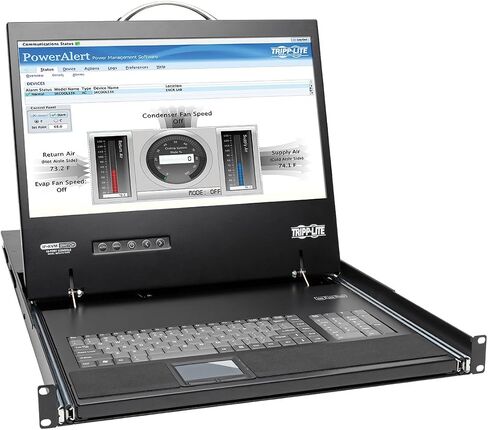 Tripp Lite 16-Port 1U Rack Console IP KVM Switch 2+1 مستخدمين W/ 19in. شاشة شاشة LCD (B070-016-19-IP2) in Saudi Arabia