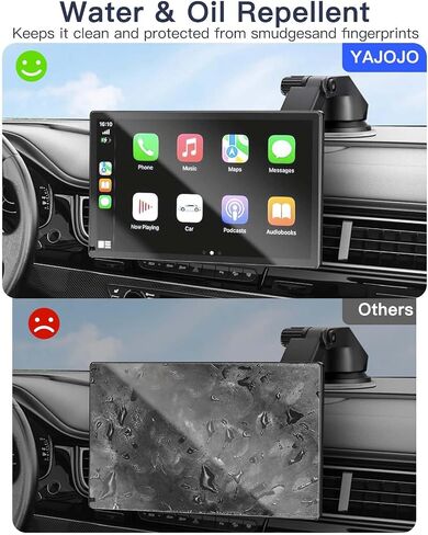 شاشة شاشة 2 حزمة لشاشة Hauxiy Q9S اللاسلكية ، و 9 بوصات فيلم حيوان أليف ناعم لـ Hauxiy Apple Carplay & Android Auto Car Stereo ، و Scratch ، و Anti-Fingerprint ، و HD Clear Film in Saudi Arabia