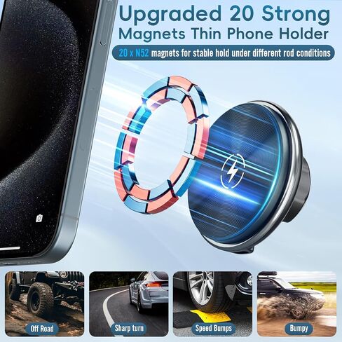 Car Vent Metal Magnetic Phone Mount Compatible with 2021-2026 Ford F-150 in Kuwait