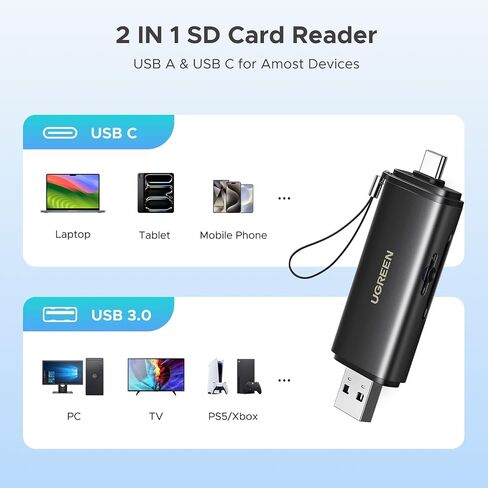 UGREEN USB C to USB Adapter 4 Pack +USB SD 4.0 SD Card Reader in Saudi Arabia