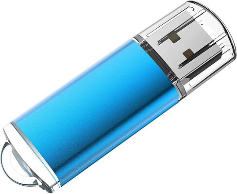 10-Pack USB Flash Drives,Bulk Thumb Drives Memory Sticks (10 Pack Blue, 8GB) in Saudi Arabia
