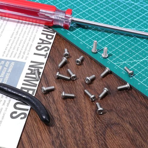 24 PCS M4x10mm/12mm Mounting Phillips Head Screw, Pan Phillips Cross Head Screws Stainless Steel Fasteners Bolts, Screw for TV Computer LCD Monitor Stand(with washers) in Saudi Arabia