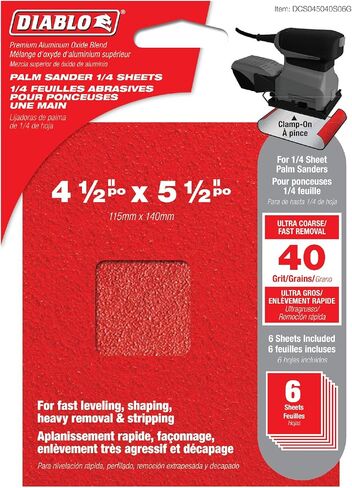 Palm Sander 1/4 Sheet, 4-1/2-Inch X 5-1/2-Inch in Saudi Arabia