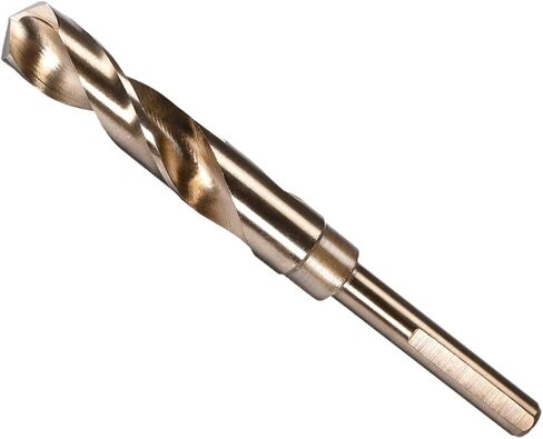 CoCud Reduced Shank Twist Drill Bits, 17.5mm Cutting Edge, Titanium & Nitride Coated High Speed Steel 6542 - (Applications: for Stainless Steel Drilling Machine) in Kuwait