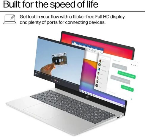 HP 2025 Touchscreen Laptop Computer for College Student & Business, 15.6" LED, Intel 13th Gen Core i3-1315U, 32GB RAM, 1TB SSD, Copilot AI, Windows 11 Pro, Wi-Fi 6, BT 5.3, HDMI, w/Accessory in Saudi Arabia
