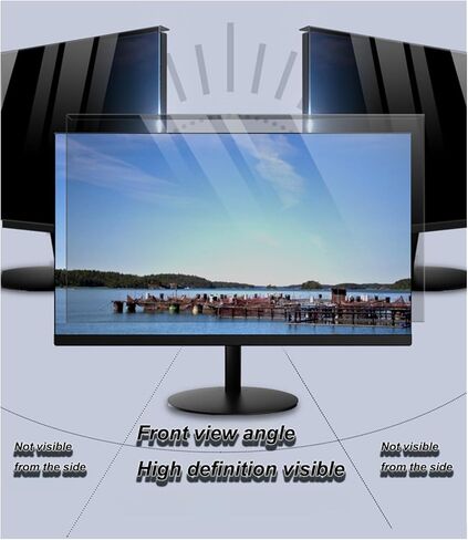 31.5 Inch Hanging Type Computer Privacy Screen Filter Panel for 16:9 Widescreen Monitor Desktop Computer, Anti-Glare and Blue Light Blocking, Eye Protection & Reduce Eye Strain in Saudi Arabia