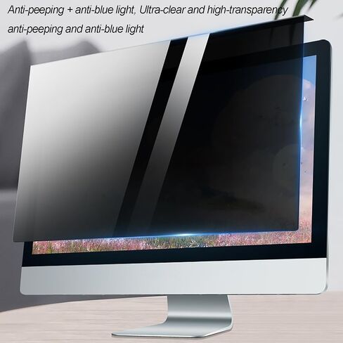 20-32 inch Privacy Screen Anti Peeping Film for 16:9 16:10 Aspect Computer Monitor Removable Black Blackout Anti Spy Desktop Security Private Filter,23.8in 16:9 in Saudi Arabia