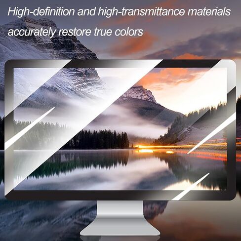 20-32 inch Privacy Screen Anti Peeping Film for 16:9 16:10 Aspect Computer Monitor Removable Black Blackout Anti Spy Desktop Security Private Filter,23.8in 16:9 in Saudi Arabia