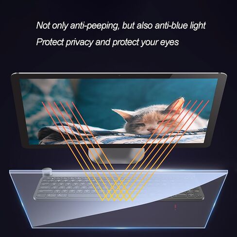 20-32 inch Privacy Screen Anti Peeping Film for 16:9 16:10 Aspect Computer Monitor Removable Black Blackout Anti Spy Desktop Security Private Filter,23.8in 16:9 in Saudi Arabia