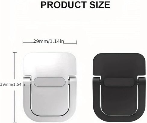 4 PCS Mini Laptop Stand, Foldable Ergonomic Desktop Holder for Laptop & Tablet, Anti-Slip, Space Saving, Silver in Saudi Arabia