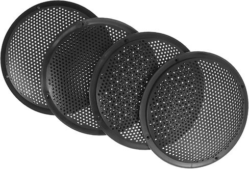 Motoforti 8 Inch Universal Speaker Grills Cover Mesh Guard Protective Case Black - Pack of 4 Long-Lasting in Saudi Arabia