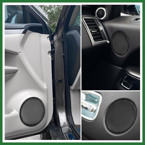 Motoforti 8 Inch Universal Speaker Grills Cover Mesh Guard Protective Case Black - Pack of 4 Long-Lasting in Saudi Arabia