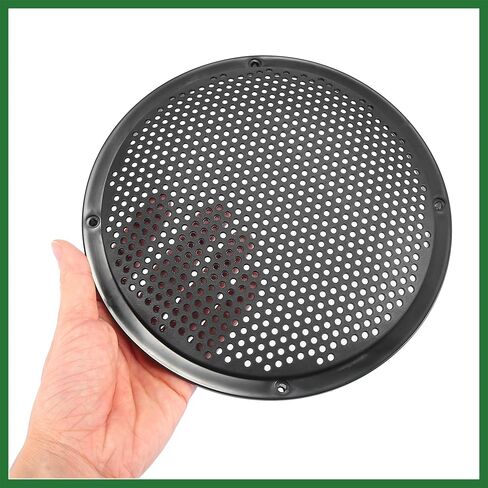 Motoforti 8 Inch Universal Speaker Grills Cover Mesh Guard Protective Case Black - Pack of 4 Long-Lasting in Saudi Arabia