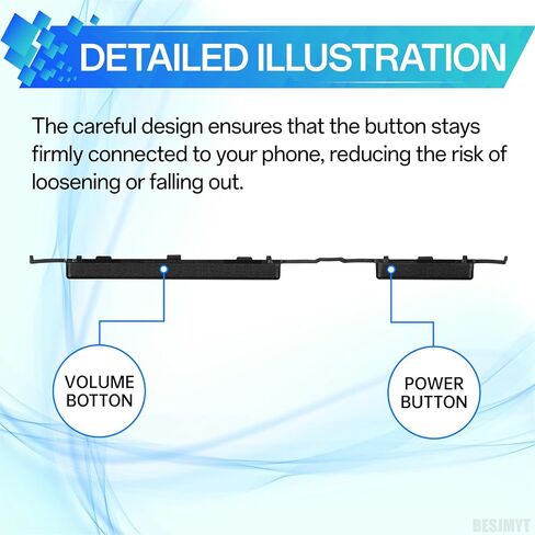 Power Button and Volume Button Replacement for Samsung Galaxy A21s Side Button Power On Off Switch and Volume Button Replacement Model: A217M DS Black in Saudi Arabia